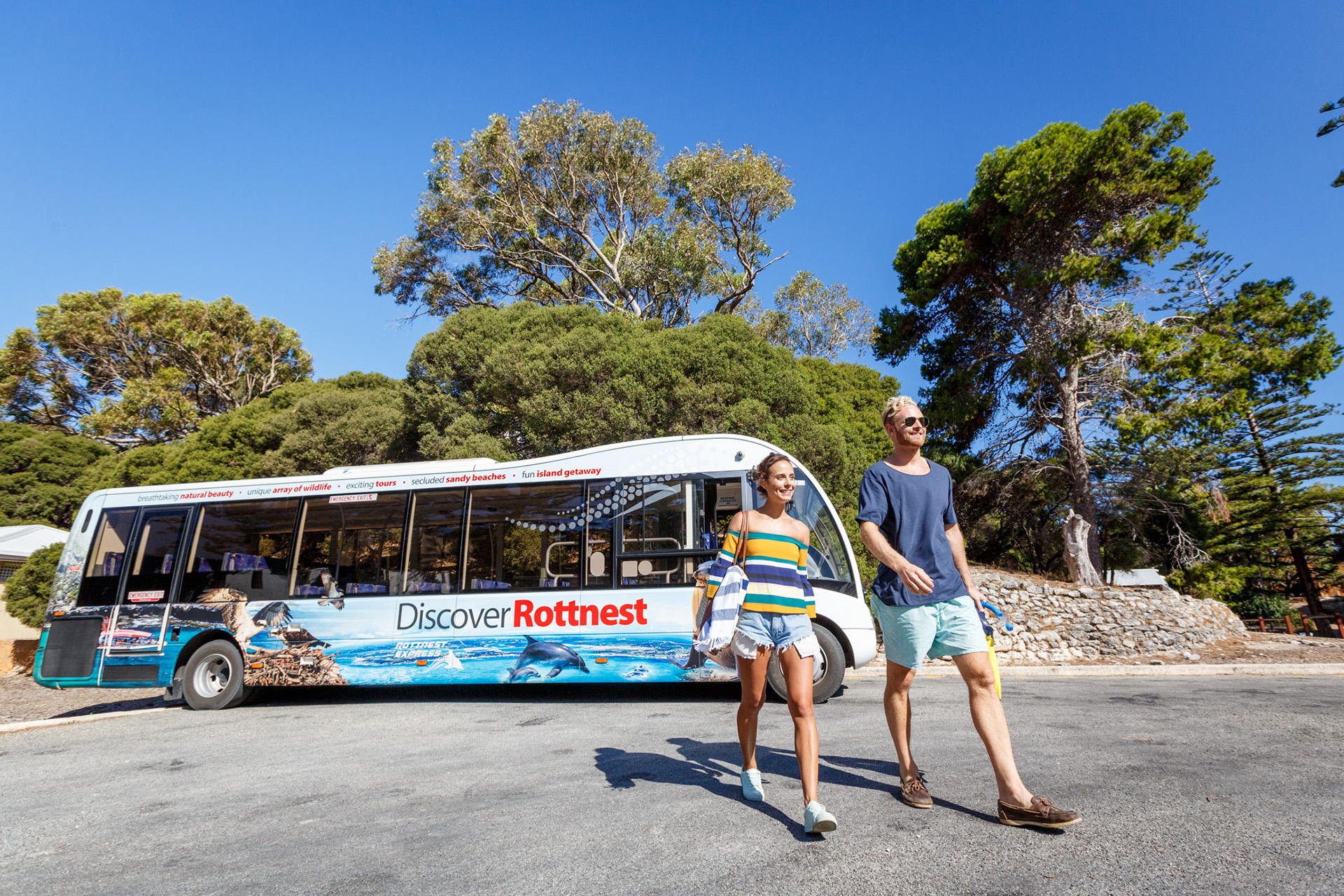 Rottnest Island Ferry & Discover Bus Tour Package Rottnest Express